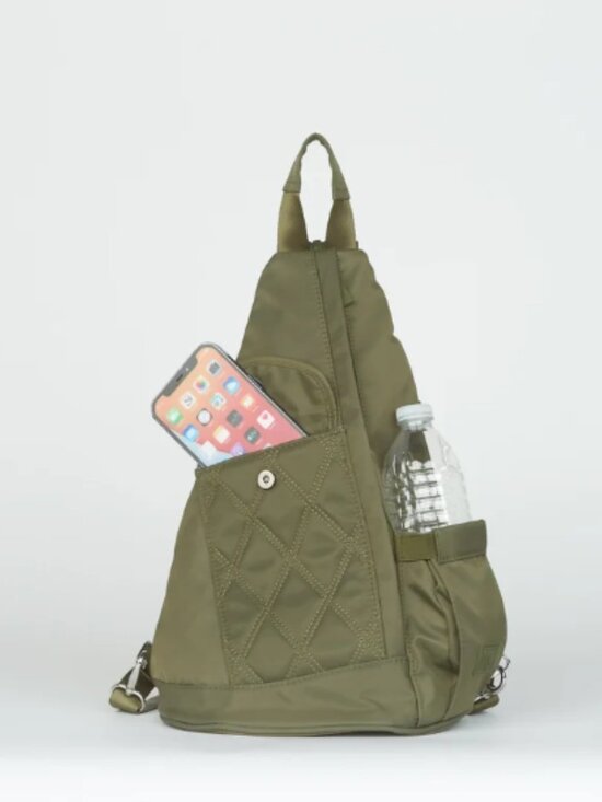 Brand New Ihkwip Convertible Sling Backpack in Glacial Ice
